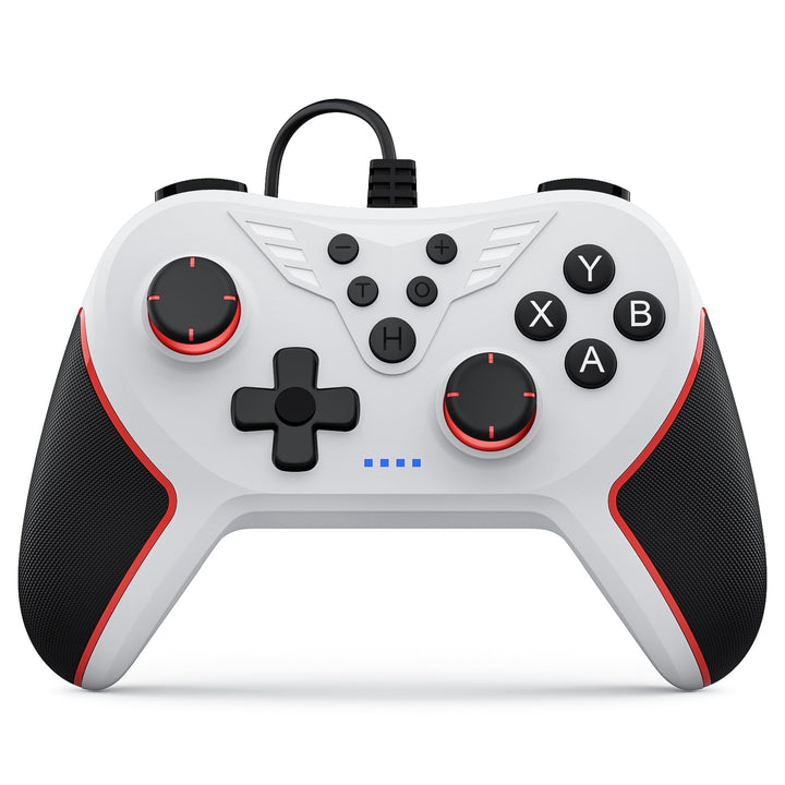 RivalPlay PC Controller mit 2-Tasten-Zuordnung, Kabelgebundener Joystick Controller Kompatibel für W