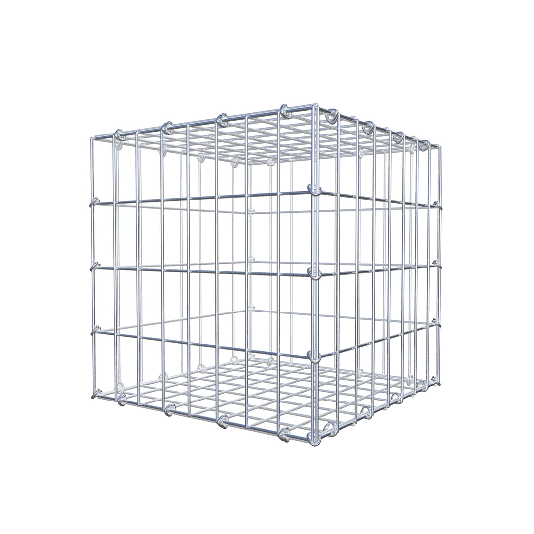 GABIONA Steinkorb-Gabione eckig, Maschenweite 5 x 10 cm, Tiefe 40 cm, Gabione 40 x 40 x 40 cm (L x H