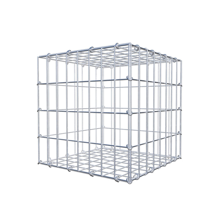 GABIONA Steinkorb-Gabione eckig, Maschenweite 5 x 10 cm, Tiefe 40 cm, Gabione 40 x 40 x 40 cm (L x H