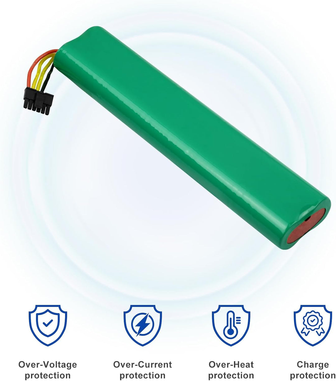 12V 5000mAh NI-MH Ersatzakku für Neato BV Basic, Botvac D70, D75, D80, D85, D7500, D8000, D8500, 70,