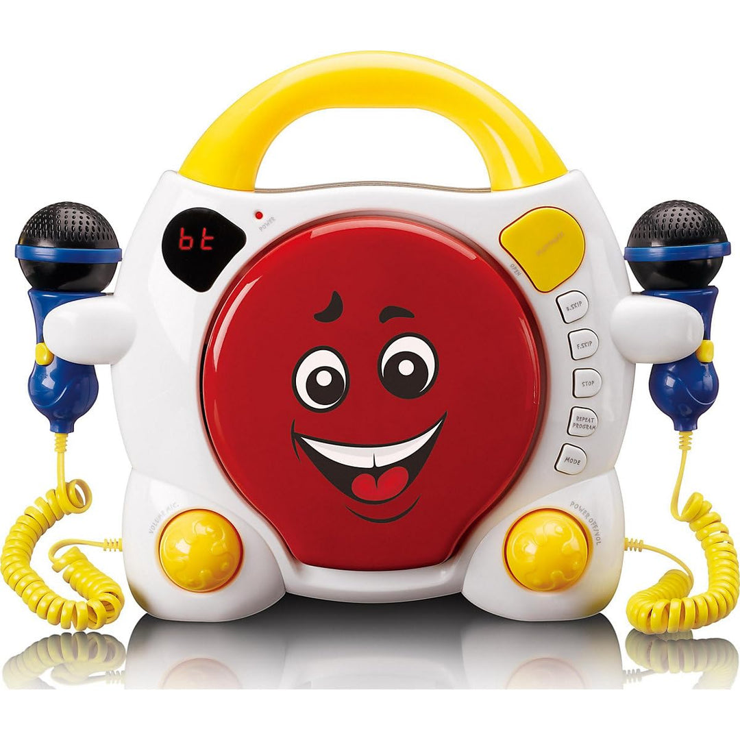 Lenco KCD-011 CD-Player Sing Along für Kinder - Bluetooth 5.0 - Antishock - LED-Display - Titelspeic