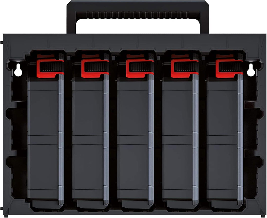 Kistenberg Werkzeugkoffer KTC30256S inklusive 5x Organizer mit Trennstege | Komfortabler Griff | wan