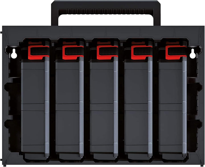 Kistenberg Werkzeugkoffer KTC30256S inklusive 5x Organizer mit Trennstege | Komfortabler Griff | wan