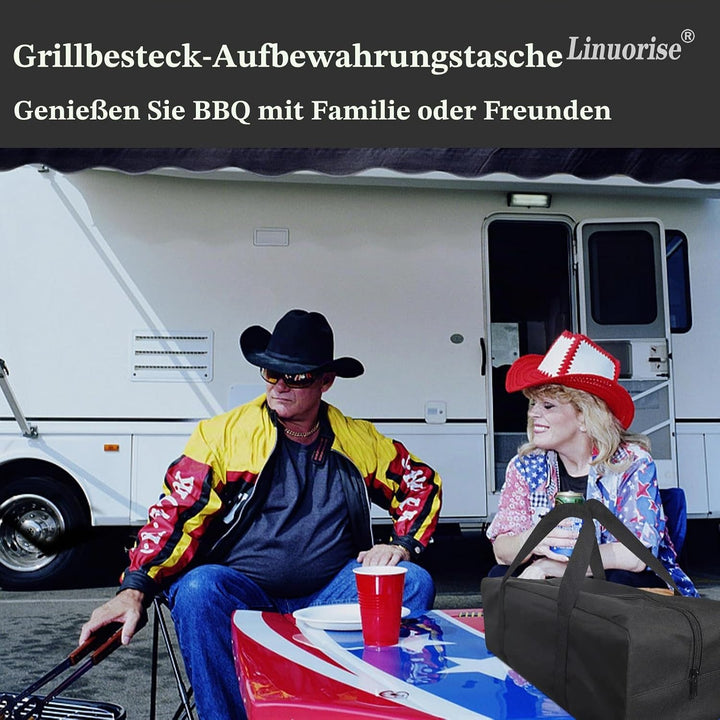 Aufbewahrungstasche für Grillutensilien, Grillzubehör, Aufbewahrung von Grillwerkzeugen, Werkzeugauf