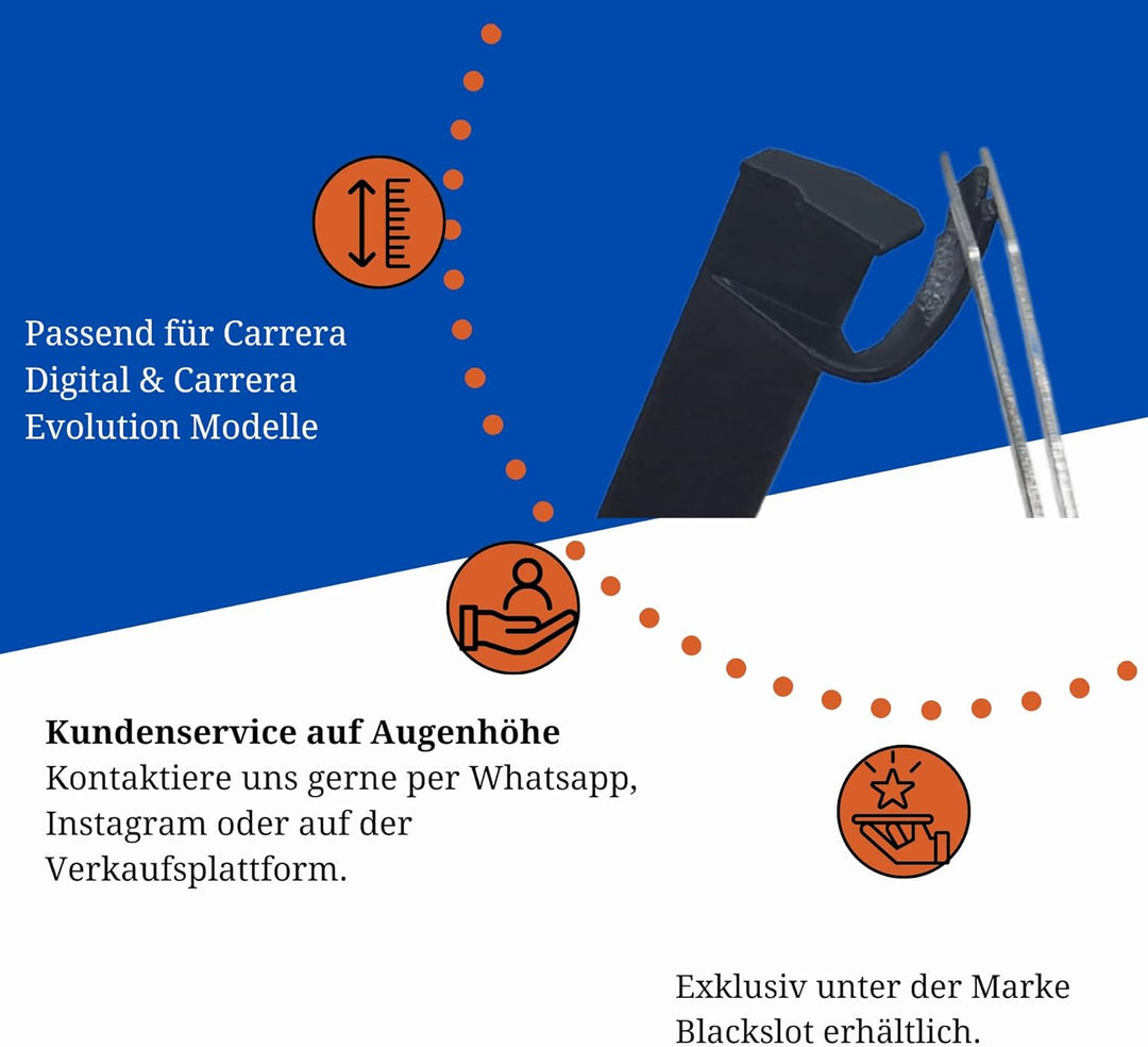 Flexibler Spoiler – Carrera Zubehör für 132 Audi A5 DTM, Carrera Bahn Tuning Ersatzteil Kleinteil im