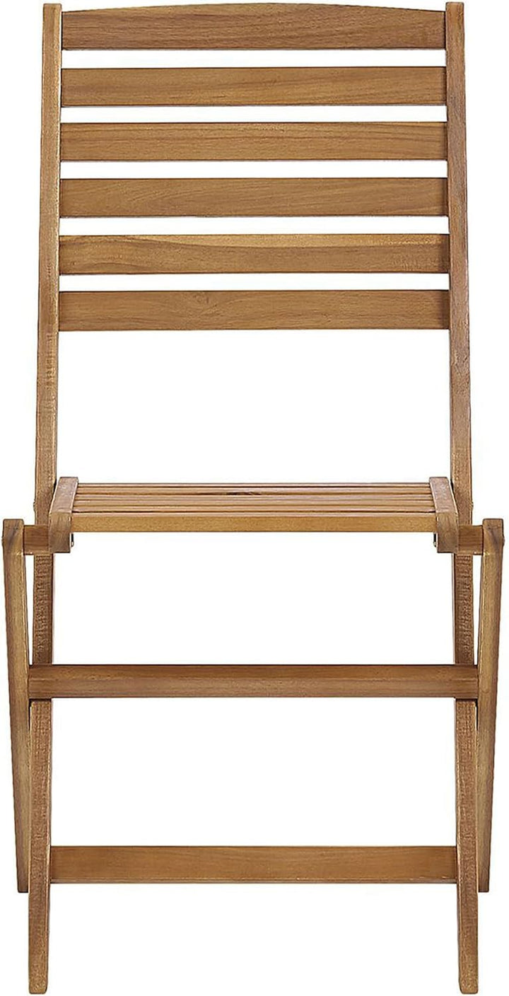 Gartenstuhl im 6er Set hellbraun Akazienholz Klappbar Tolve