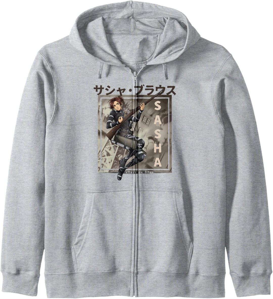 Attack on Titan Season 4 Sasha Kanji Kapuzenjacke