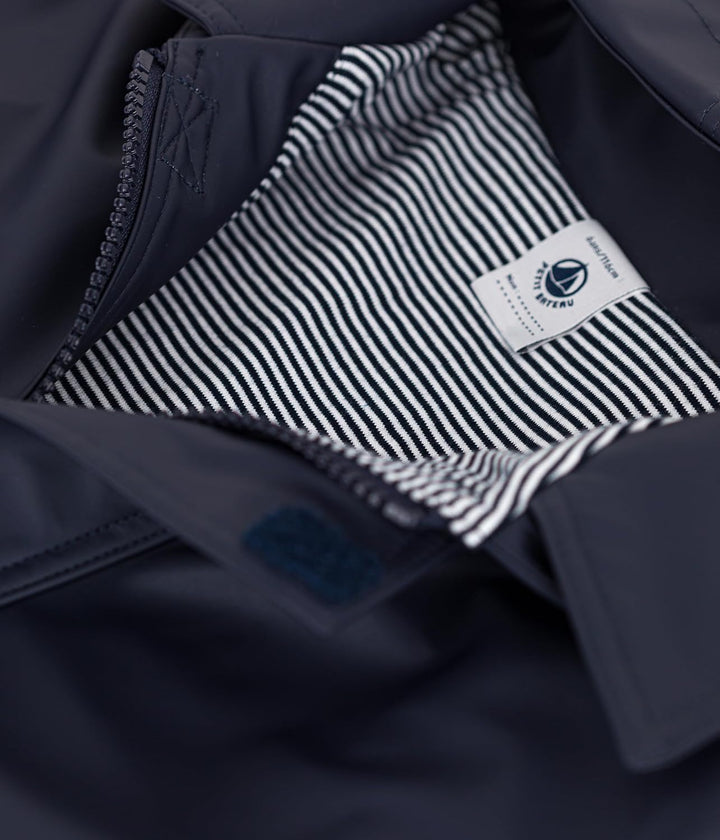 Petit Bateau Jungen Gewachster Mantel 3 Jahre Blau Smoking, 3 Jahre Blau Smoking