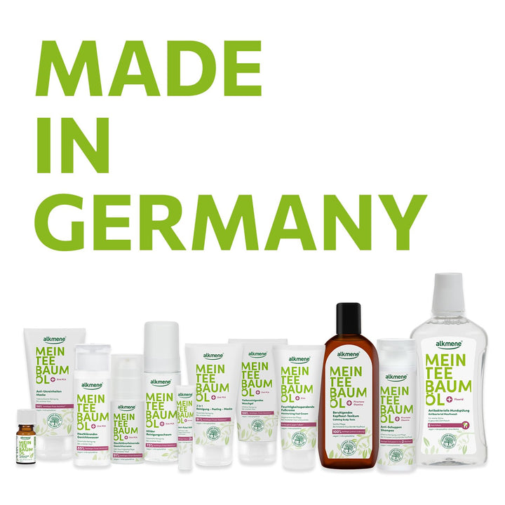 alkmene Mein Teebaumöl 3in1 Reinigung Peeling Maske 2x 150 ml Pickel Reduktion 91% bestätigt - natur