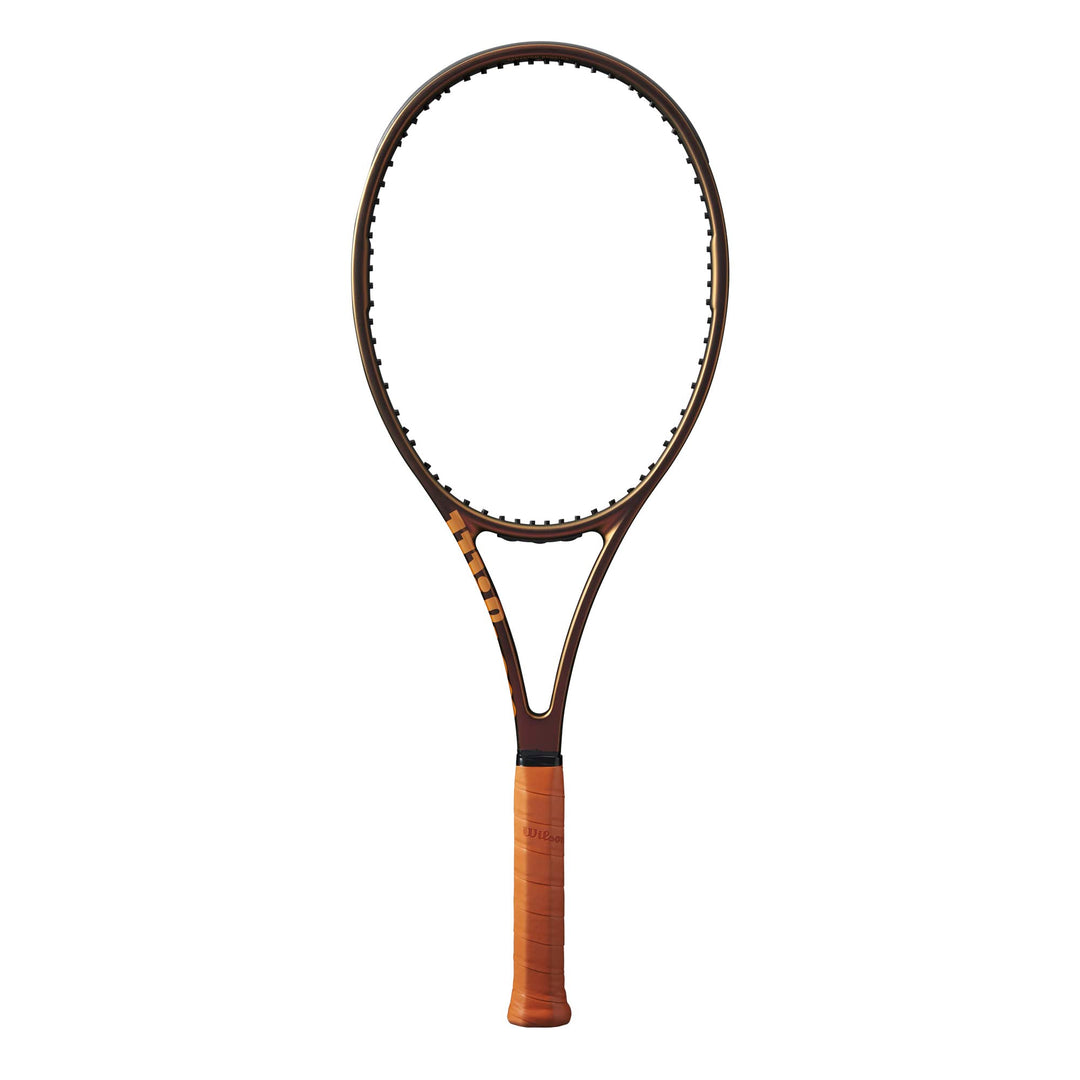 Wilson Pro Staff 97 V14 Performance Grip Size 2 - 4 1/4" Bronze/Orange, Grip Size 2 - 4 1/4" Bronze/