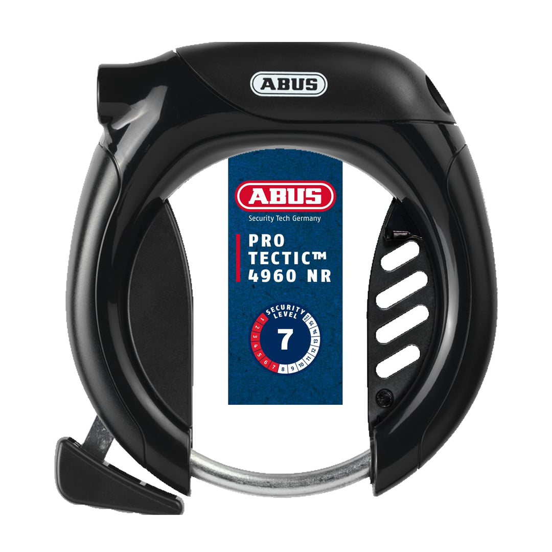 ABUS Rahmenschloss PRO TECTIC 4960 NR - Fahrradschloss zur Befestigung am Rahmen des Fahrrads - 8,5