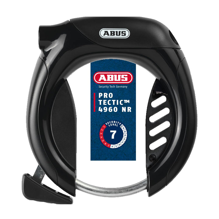 ABUS Rahmenschloss PRO TECTIC 4960 NR - Fahrradschloss zur Befestigung am Rahmen des Fahrrads - 8,5