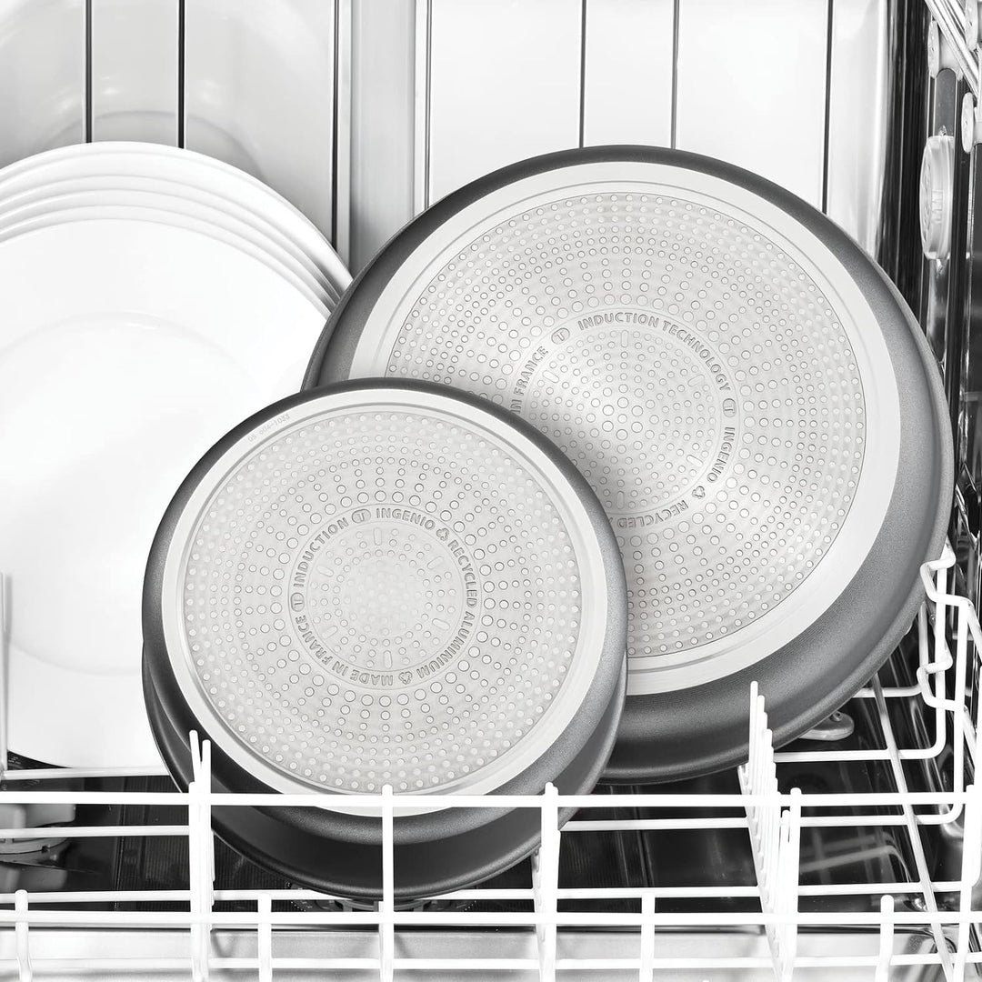 Tefal Ingenio Daily Chef ON Töpfe &amp; Pfannen Set, 8-teilig, stapelbar, abnehmbarer Griff, platzsparen