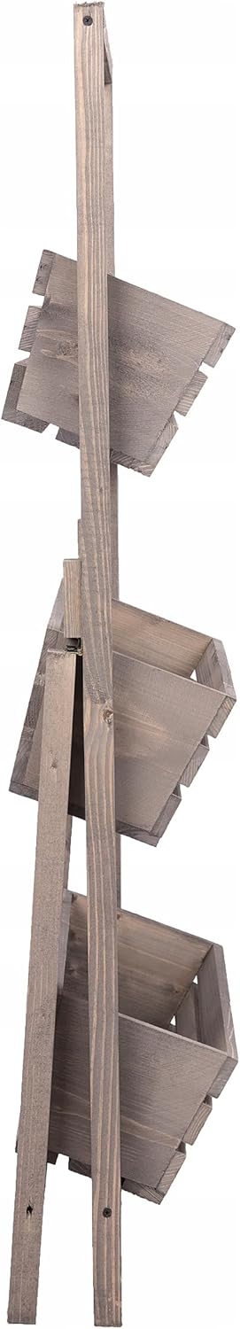 ECODECO Hochbeete für Garten Pflanzenregal aus Holz | Kaskadierendes Blumentreppe für Outdoor Indoor