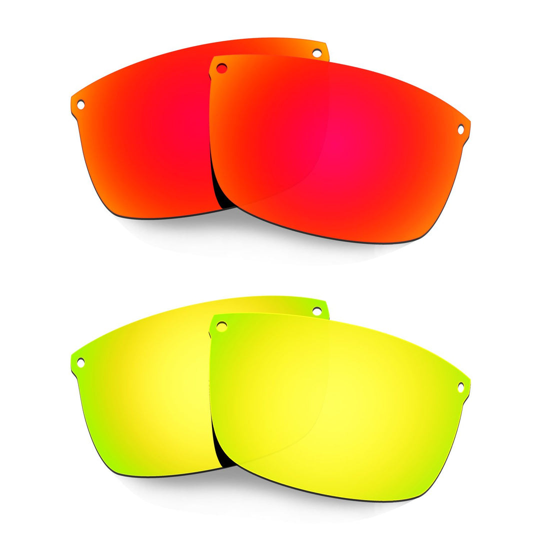 HKUCO Plus Mens Replacement Lenses for Oakley Carbon Blade - 2 Pair