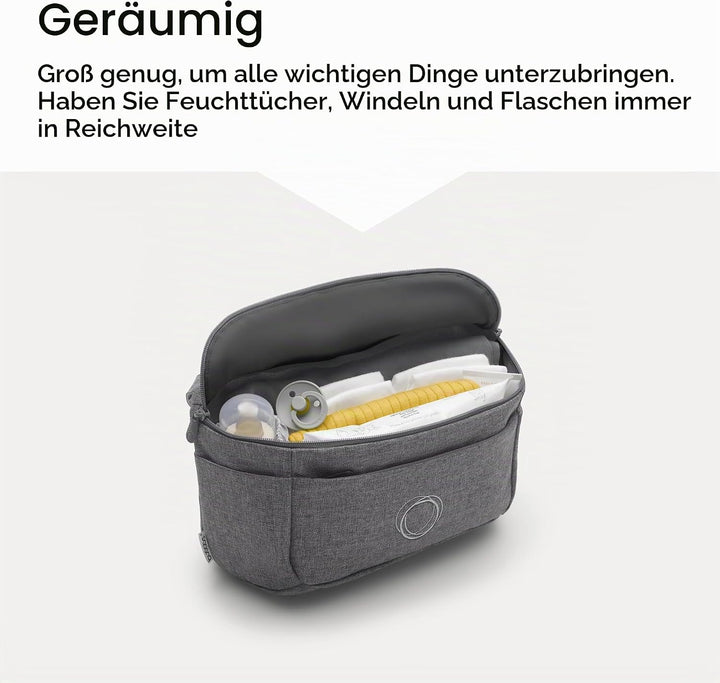 Bugaboo Organizer Deep Indigo Wickeltasche, kompakte Grösse, mehrere Taschen, Deep Indigo