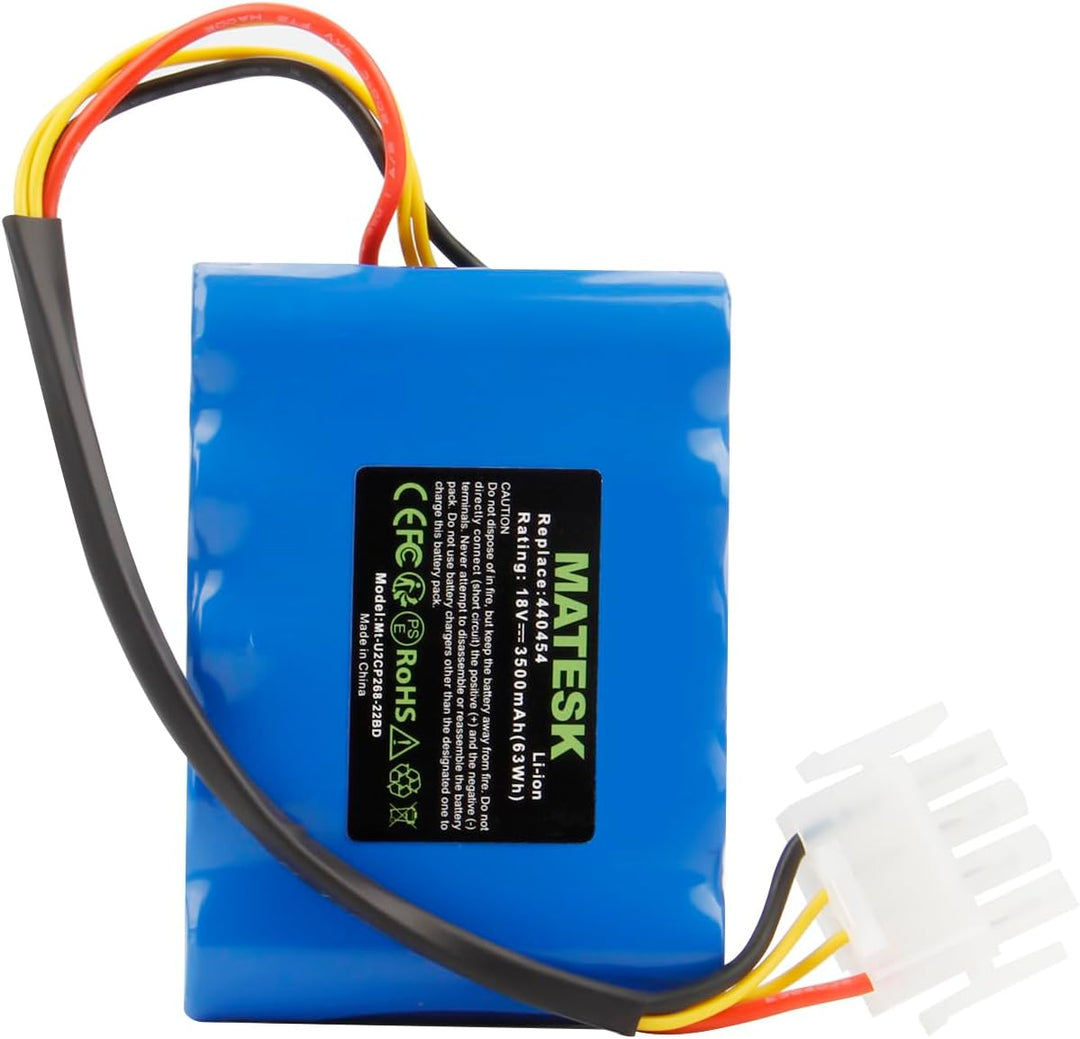 18V 3500mAh Akku kompatibel mit AL-KO Robolinho 100, 110, 1100, 41.6 mit AL-KO 441154 442632 440454