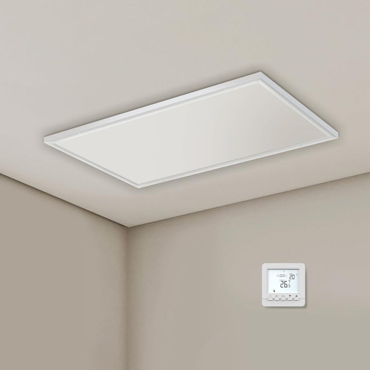 Infrarotheizung Deckenmontage mit Thermostat 660W, Infrarot Deckenheizung mit Überhitzungsschutz, He