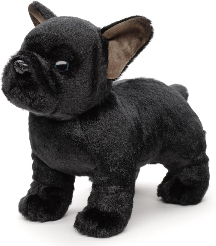 Uni-Toys - Eco-Line - Französische Bulldogge (schwarz) - Ohne Leine - 26 cm (Länge) - Plüsch-Hund -