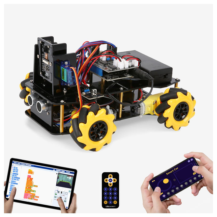 ACEBOTT Roboter Spielzeug für Kinder, Roboter Kinder mit 3-MP-Kamera, kompatibel mit Arduino und Scr