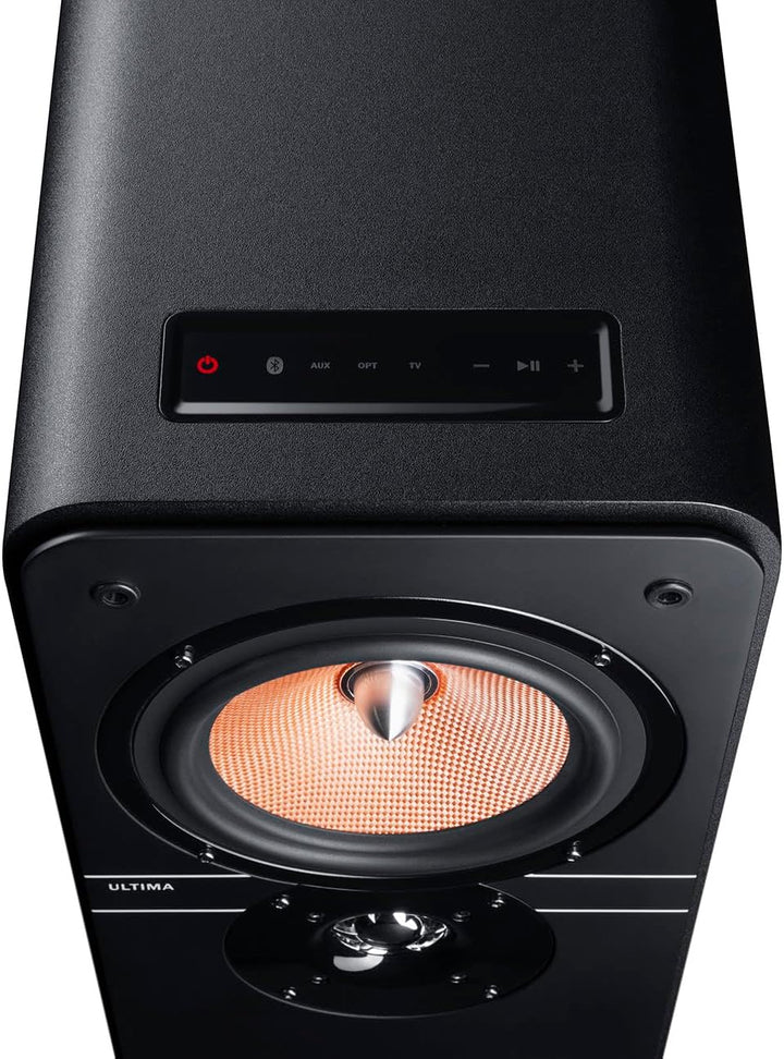 Teufel Ultima 40 Aktiv Surround 4.0 - Aktiv Standlautsprecher mit Kabellosen aktives Rear-Speaker, B