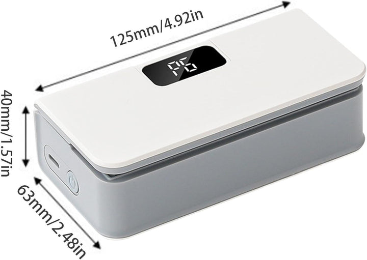Mini Bag Sealer with Cutter And Magnet, 2 in 1 Portable Magnetic Snack Bag Sealer for Fridge Food St
