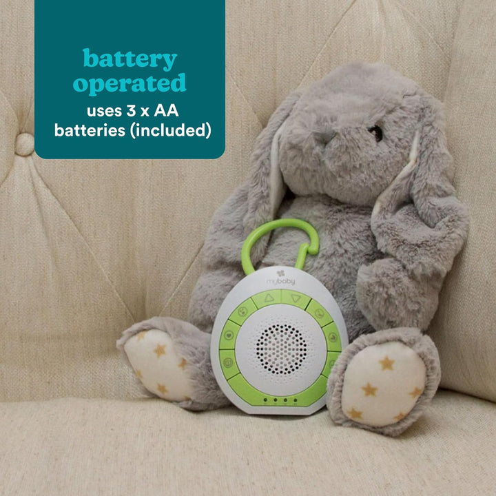 MyBaby SoundSpa Einschlafhilfe Baby - Sound machine, weisses Rauschen & beruhigende Klänge für Kinde