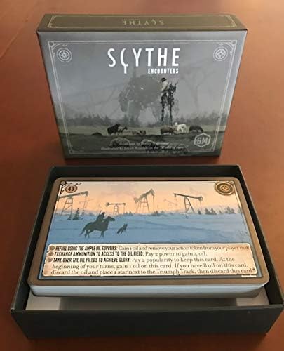 Stonemaier Games STM641 Scythe: Encounters, Mixed Colours Sense-Erweiterung: Begegnungen, Sense-Erwe