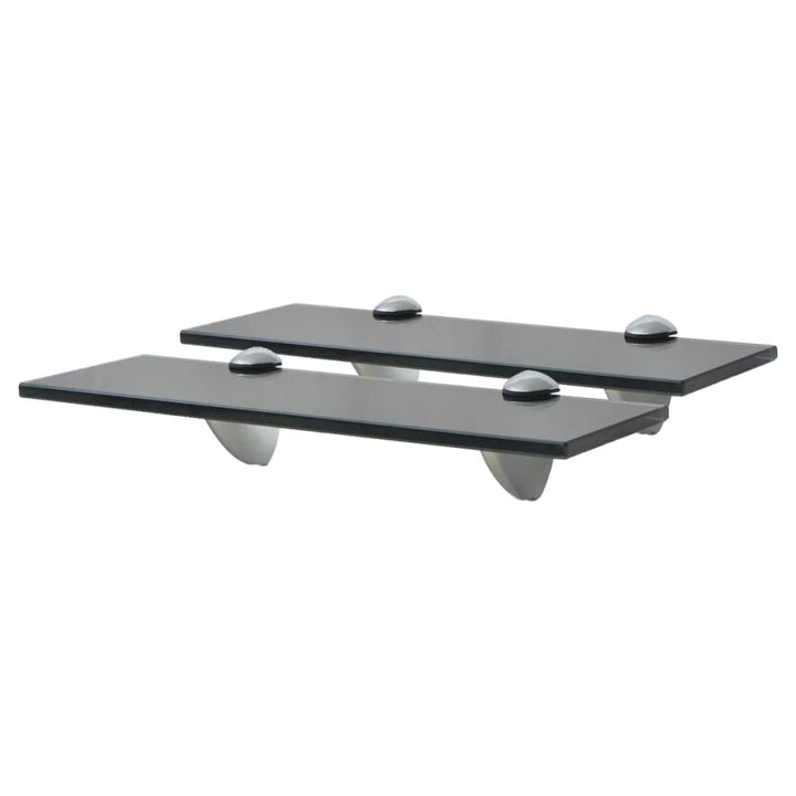 vidaXL 2X Regal Schwebend Wandregal Glasregal Glasboden Glasablage Badablage Wandablage Badregal Abl
