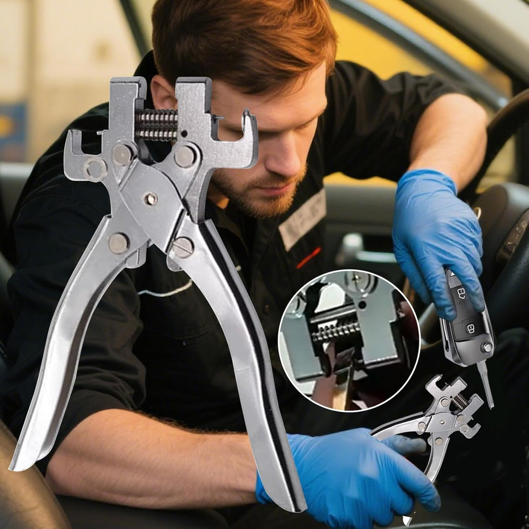 Autoschlüssel-Entferner Werkzeug, Robuste KFZ-Reparaturzange, Edelstahl-Zange für Schlüsselentfernun