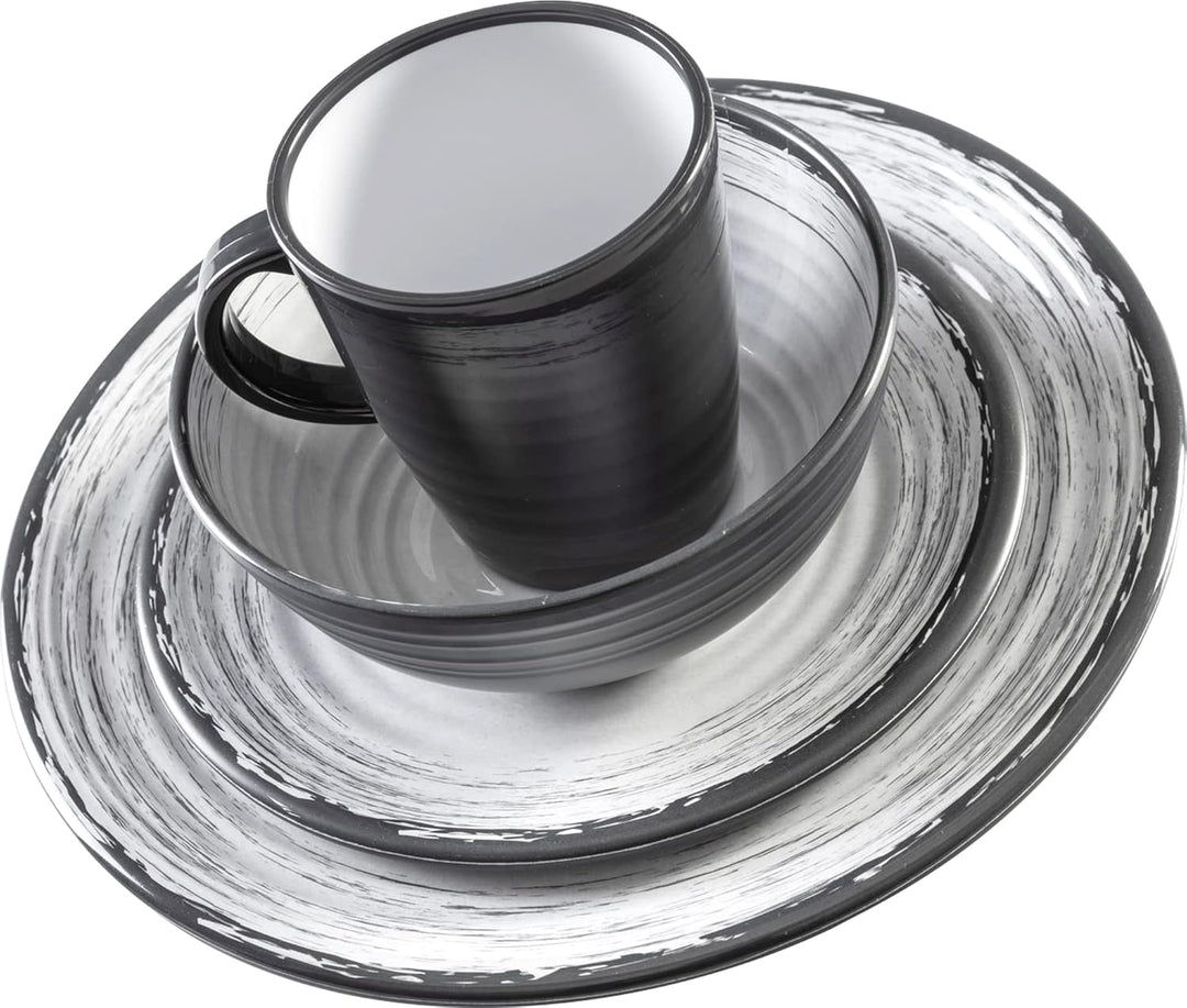 Brunner 0830143N.C3S Campinggeschirr Set für 2 Personen, Tête-À-Tête Granada, 8-teilig