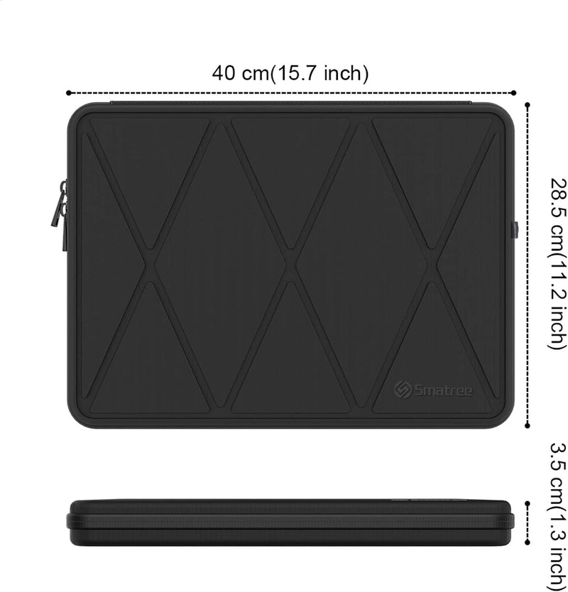 Smatree 2022 Neu Halboffener Reissverschluss Hartschalen 15,6 Zoll Hülle, Laptop Tasche Kompatibel m