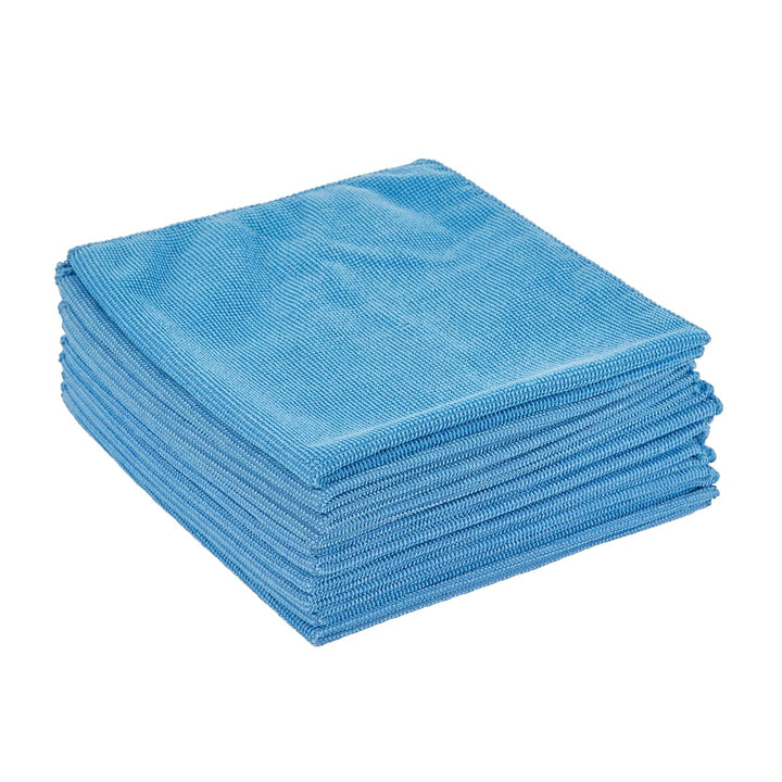 3M Scotch-Brite 421749 Scotch-Brite Mikrofasertuch, Essent Eco 2012, 360 mm x 360 mm, Blau (10 er-Pa