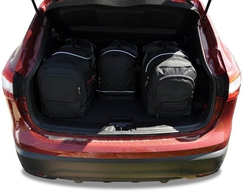KJUST Dedizierte Reisetaschen 4 stk kompatibel mit NISSAN QASHQAI I 2007-2013