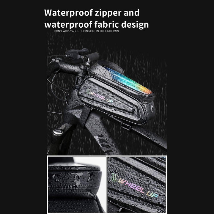 7 Zoll Fahrrad Rahmentasche Lenkertasche Wasserdicht Handytasche für Smartphone bis mit Sensitivem T