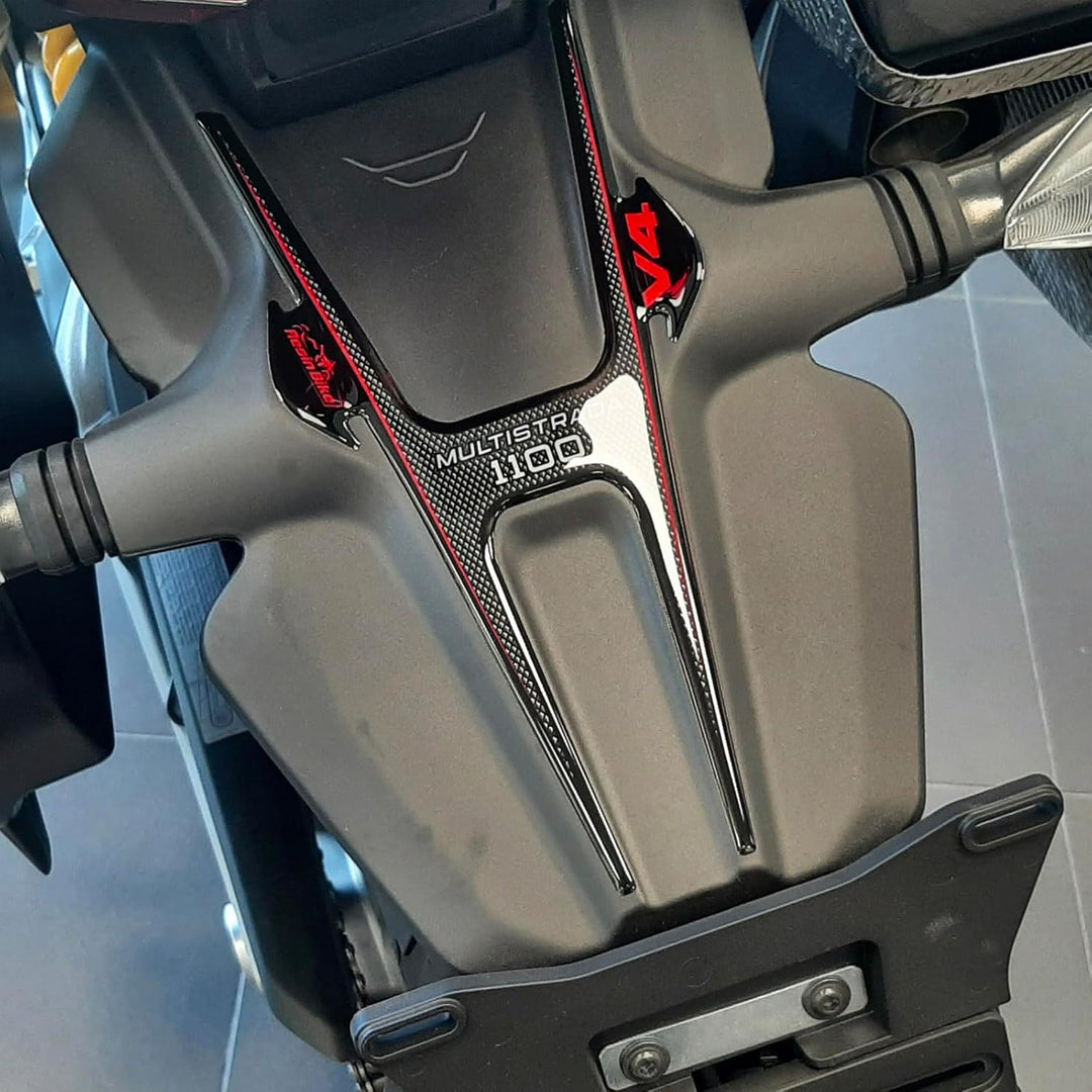 Resin Bike Motorrad-Aufkleber, kompatibel mit Ducati Multistrada V4 1100 2021, Motorrad-Schutz vor S