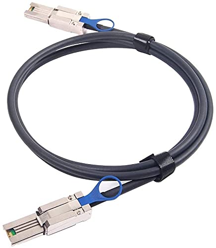 10Gtek® 6G External Mini SAS Kabel SFF-8088 zu SFF-8088, 100-Ohm, 1-Meter(3.3-ft) 1m SFF-8088 zu SFF