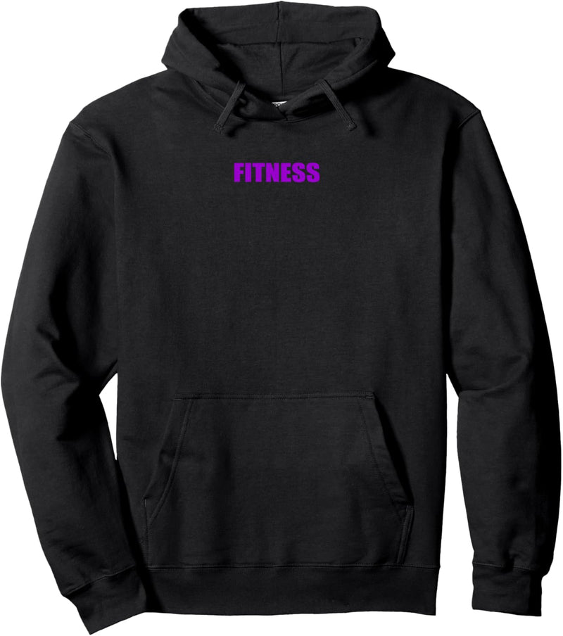 Fitness schlicht modern Lila Gym Workout lila Schrift Pullover Hoodie