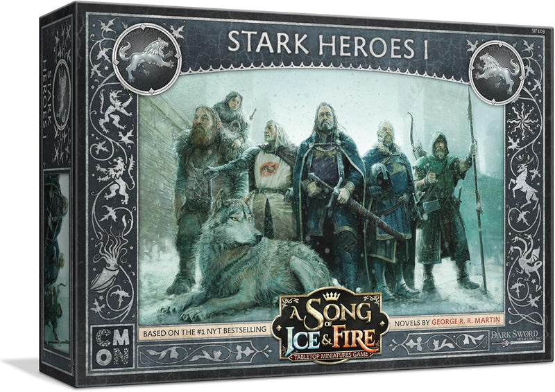 Cool Mini or Not - A Song of Ice and Fire: Stark Heroes Box 1 - Miniature Game Stark Stark Heroes Bo