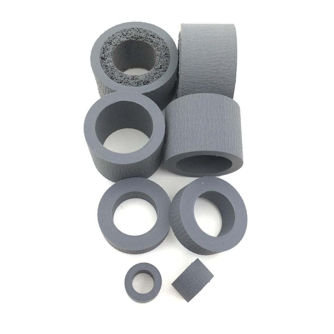 OKLILI 5SET PA03708-0001 Pickup Pick Roller Reifenbremse Roller Reifen Kompatibel mit Fujitsu SP-112