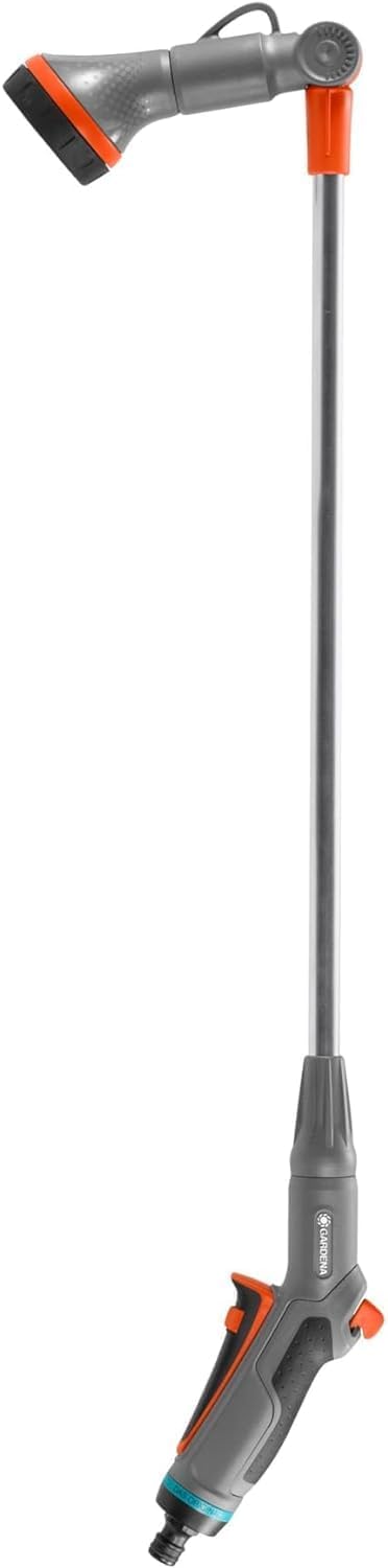 Gardena Comfort Giessstab: Robuste Gartenbrause aus Metall zur Bewässerung und Reinigung, 90 cm lang
