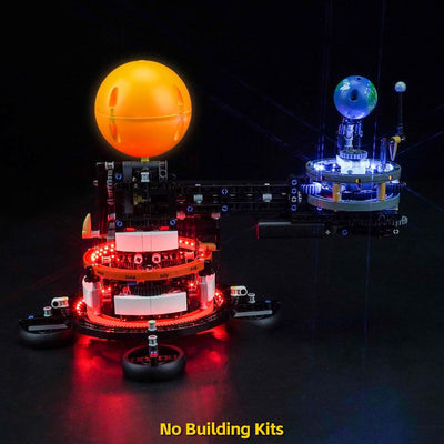 Led Licht Set für Lego 42179 Planet Earth and Moon in Orbit Building Set (Kein Lego), Dekorationsbel