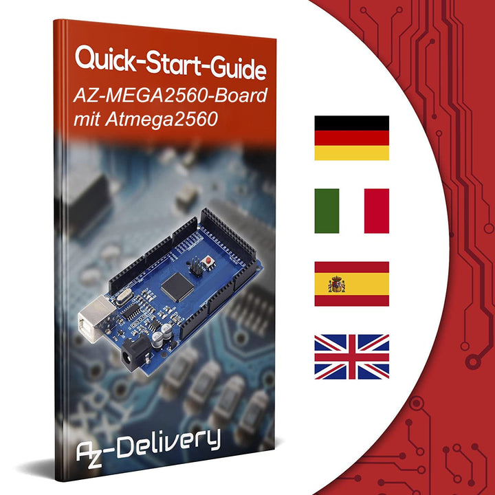AZDelivery 3 x AZ-MEGA2560-Board Bundle mit Prototype Shield kompatibel mit AZ-MEGA2560-Board inklus