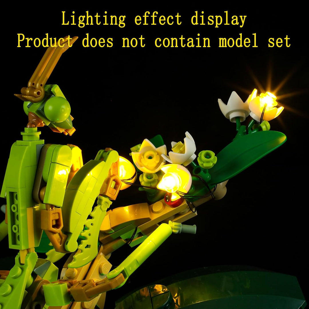 GEAMENT LED Licht-Set Kompatibel mit Lego Die Insektensammlung (Insect Collection) - Beleuchtungsset
