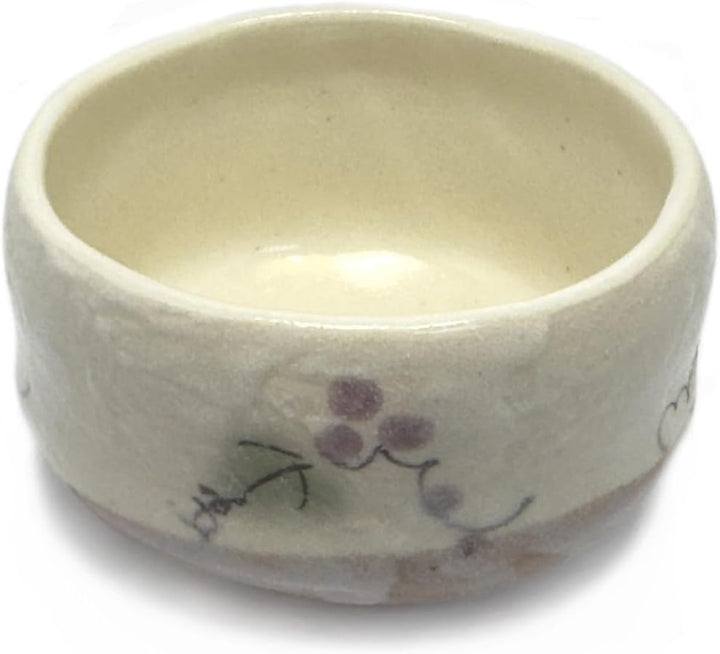 aquanaut Mino Ware Matcha-Schale, Chawan Trauben, Durchmesser 9 cm, hergestellt in Japan