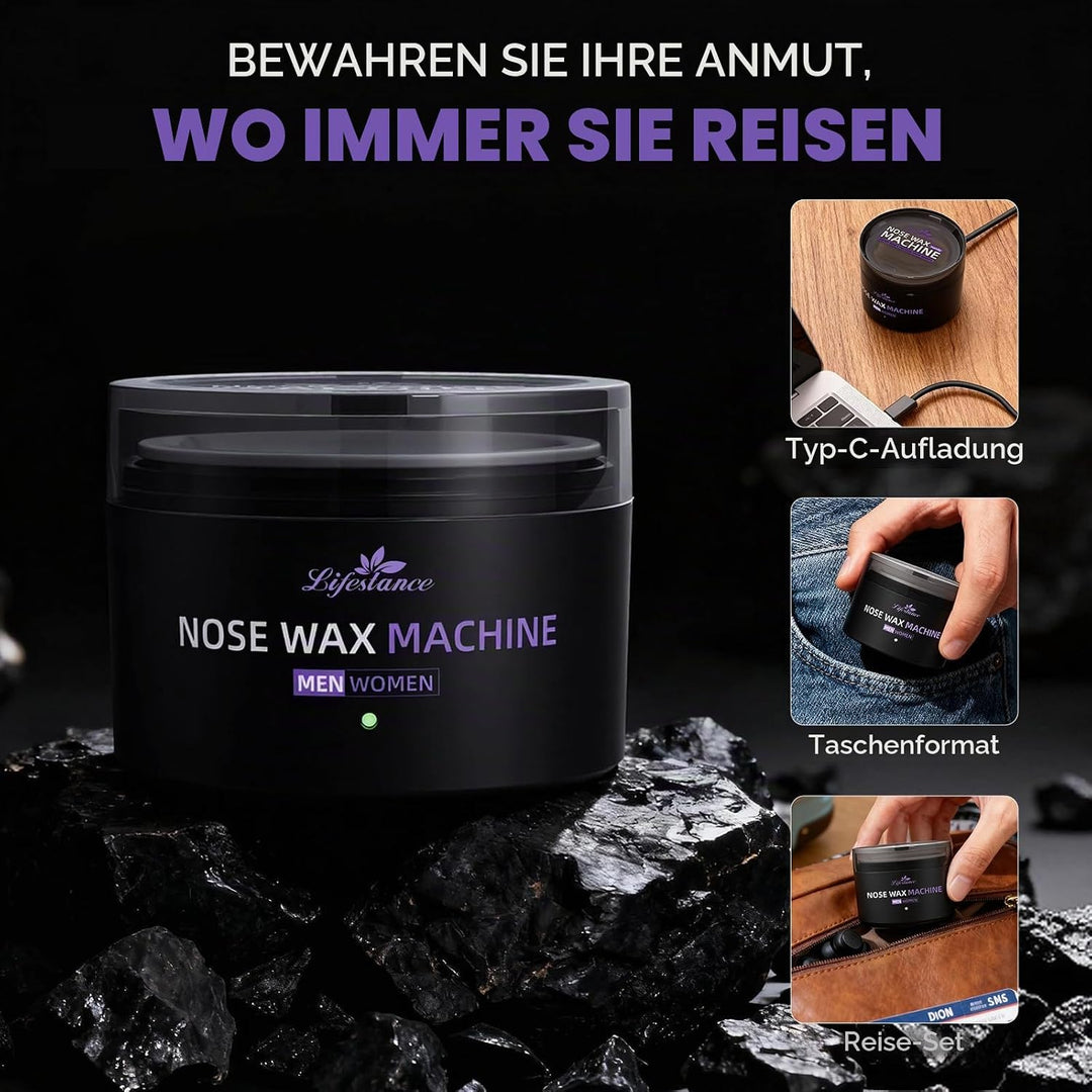 Lifestance nasenhaarentferner wachs Set, nasenhaar wachs &amp; nasenhaarentferner, tragbares waxing set