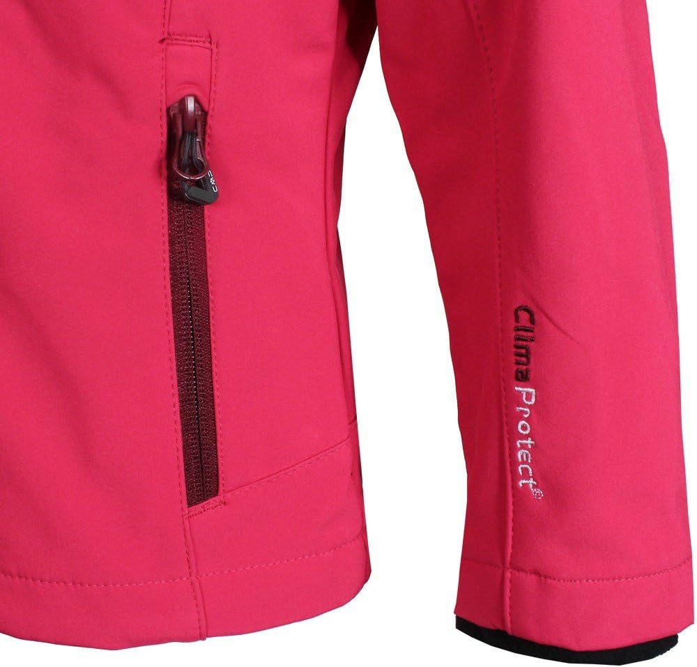 CMP Mädchen Softshelljacke für Kinder KID G JACKET FIX HOOD 164 Ginger, 164 Ginger