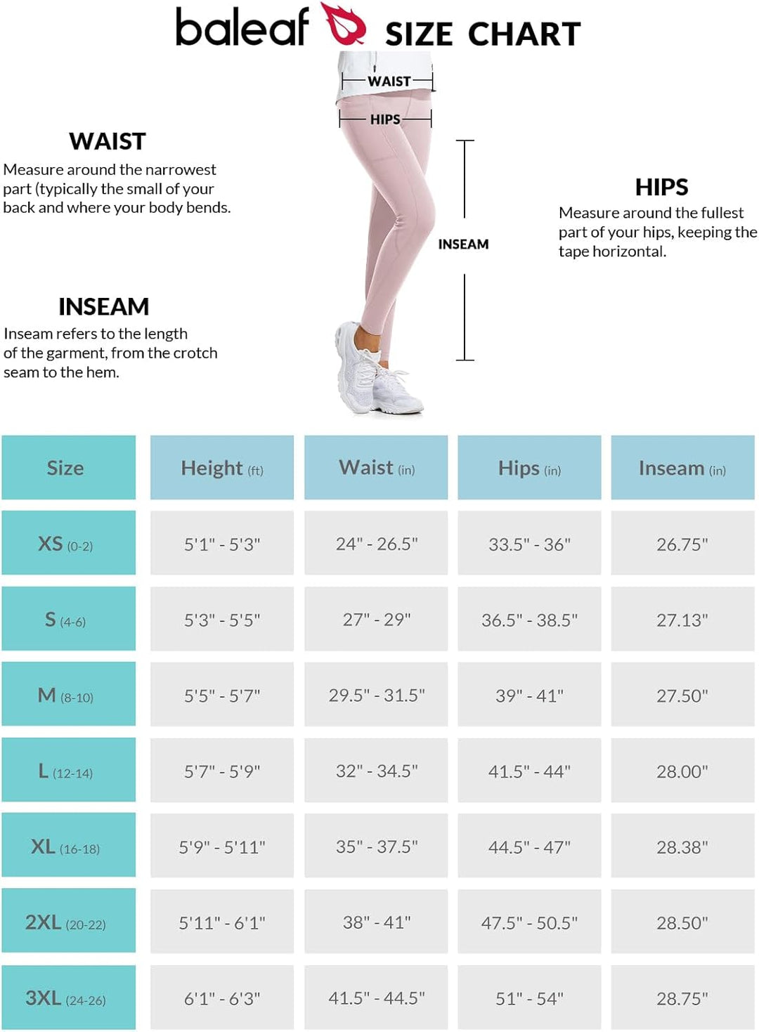 baleaf Damen Leggings Damen Reissverschlusstasche Sporthose Winter Thermo Legging gefüttert Fleeceho