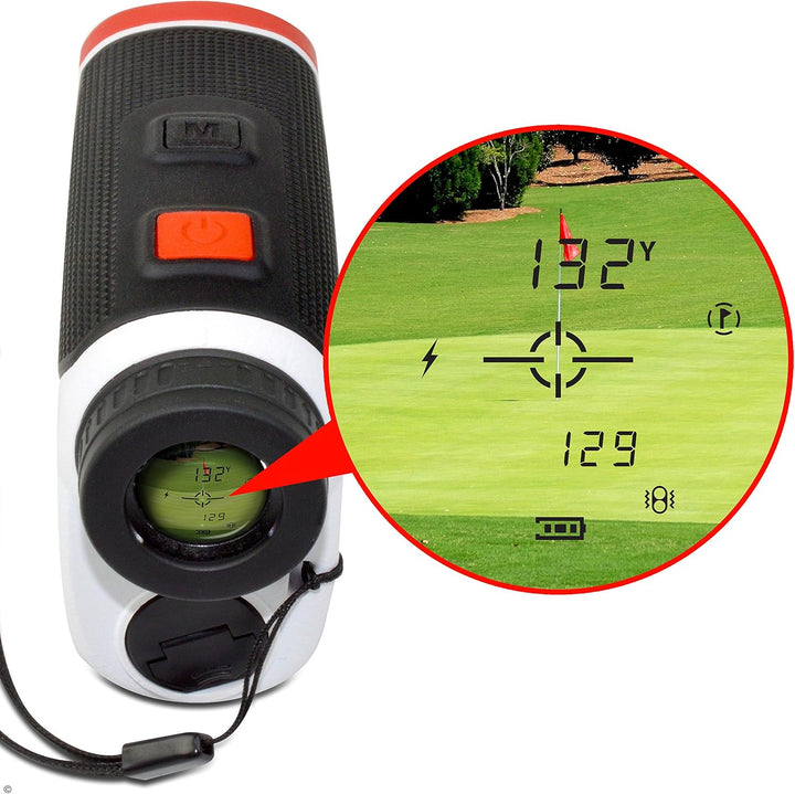 Second Chance Erwachsene 1300 Golf Entfernungsmesser Mit Slope-switch Technologie (1300 Yard Range),