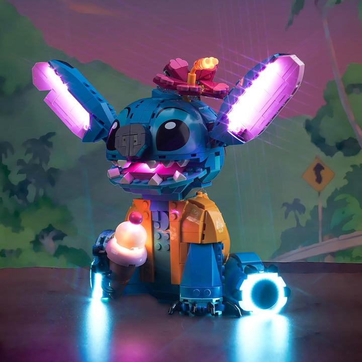 Led Licht Set Kompatibel mit Lego 43249 Stitch (Kein Modell), Dekorationsbeleuchtungsset Compatible